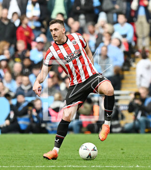 2023-04-24 - Jack Robinson (19) of Sheffield United during the English Cup, FA Cup semi final football match between Manchester City and Sheffield United on 22 April 2023 at Wembley Stadium in London, England - FOOTBALL - ENGLISH CUP - MANCHESTER CITY V SHEFFIELD UNITED - ENGLISH LEAGUE CUP - SOCCER