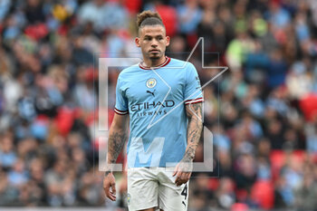 2023-04-24 - Kalvin Phillips (4) of Manchester City during the English Cup, FA Cup semi final football match between Manchester City and Sheffield United on 22 April 2023 at Wembley Stadium in London, England - FOOTBALL - ENGLISH CUP - MANCHESTER CITY V SHEFFIELD UNITED - ENGLISH LEAGUE CUP - SOCCER