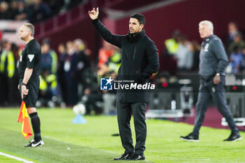 2023-11-01 - Arsenal manager Mikel Arteta during the English League Cup, Carabao Cup Round of 16 football match between West Ham United and Arsenal on 1 November 2023 at the London Stadium in London, England - FOOTBALL - ENGLISH LEAGUE CUP - WEST HAM V ARSENAL - ENGLISH LEAGUE CUP - SOCCER