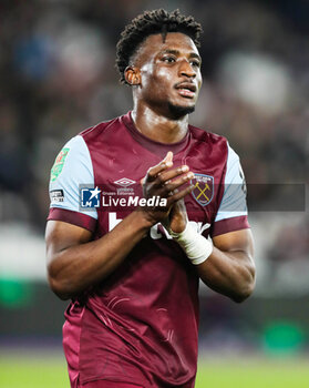 2023-11-01 - West Ham United's Mohammed Kudus during the English League Cup, Carabao Cup Round of 16 football match between West Ham United and Arsenal on 1 November 2023 at the London Stadium in London, England - FOOTBALL - ENGLISH LEAGUE CUP - WEST HAM V ARSENAL - ENGLISH LEAGUE CUP - SOCCER
