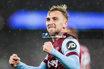 2023-11-01 - West Ham United's Jarrod Bowen celebrates his goal 3-0 during the English League Cup, Carabao Cup Round of 16 football match between West Ham United and Arsenal on 1 November 2023 at the London Stadium in London, England - FOOTBALL - ENGLISH LEAGUE CUP - WEST HAM V ARSENAL - ENGLISH LEAGUE CUP - SOCCER
