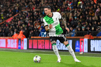 2023-11-01 - Darwin Nunez (9) of Liverpool during the English League Cup, EFL Carabao Cup, round of 16 football match between Bournemouth and Liverpool on 1 November 2023 at the Vitality Stadium in Bournemouth, England - FOOTBALL - ENGLISH LEAGUE CUP - BOURNEMOUTH V LIVERPOOL - ENGLISH LEAGUE CUP - SOCCER