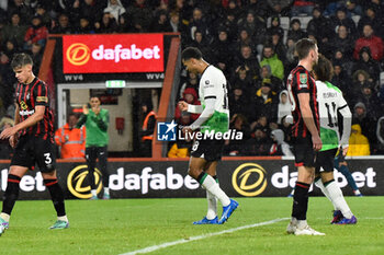 2023-11-01 - Cody Gakpo (18) of Liverpool celebrates scoring the opening goal 0-1 during the English League Cup, EFL Carabao Cup, round of 16 football match between Bournemouth and Liverpool on 1 November 2023 at the Vitality Stadium in Bournemouth, England - FOOTBALL - ENGLISH LEAGUE CUP - BOURNEMOUTH V LIVERPOOL - ENGLISH LEAGUE CUP - SOCCER