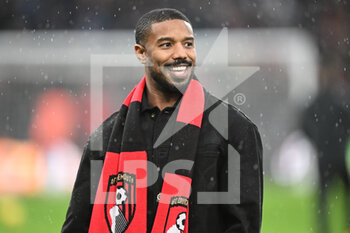2023-01-01 - Michael B Jordan co-owner of AFC Bournemouth on the pitch ahead of the English championship Premier League football match between Bournemouth and Crystal Palace on 31 December 2022 at the Vitality Stadium in Bournemouth, England - FOOTBALL - ENGLISH CHAMP - BOURNEMOUTH V CRYSTAL PALACE - ENGLISH PREMIER LEAGUE - SOCCER