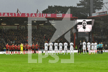 2023-01-01 - Two minutes applause for Pele before kickoff during the English championship Premier League football match between Bournemouth and Crystal Palace on 31 December 2022 at the Vitality Stadium in Bournemouth, England - FOOTBALL - ENGLISH CHAMP - BOURNEMOUTH V CRYSTAL PALACE - ENGLISH PREMIER LEAGUE - SOCCER