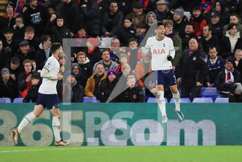 2023-01-04 - Tottenham Hotspur forward Son Heung Min (7) celebrates his goal 0-4 during the English championship Premier League football match between Crystal Palace and Tottenham Hotspur on January 4, 2023 at Selhurst Park in London, England - FOOTBALL - ENGLISH CHAMP - CRYSTAL PALACE V TOTTENHAM - ENGLISH PREMIER LEAGUE - SOCCER