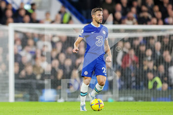 2023-01-05 - Chelsea defender César Azpilicueta during the English championship Premier League football match between Chelsea and Manchester City on January 5, 2023 at Stamford Bridge in London, England - FOOTBALL - ENGLISH CHAMP - CHELSEA V MANCHESTER CITY - ENGLISH PREMIER LEAGUE - SOCCER