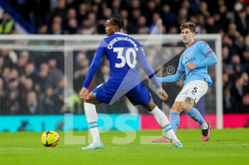 2023-01-05 - Manchester City defender John Stones during the English championship Premier League football match between Chelsea and Manchester City on January 5, 2023 at Stamford Bridge in London, England - FOOTBALL - ENGLISH CHAMP - CHELSEA V MANCHESTER CITY - ENGLISH PREMIER LEAGUE - SOCCER