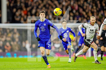 2023-01-13 - Kai Havertz (29) of Chelsea during the English championship Premier League football match between Fulham and Chelsea on January 12, 2023 at Craven Cottage in London, England - FOOTBALL - ENGLISH CHAMP - FULHAM V CHELSEA - ENGLISH PREMIER LEAGUE - SOCCER