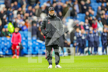 2023-01-14 - Jurgen Klopp Manager of Liverpool during the English championship Premier League football match between Brighton and Hove Albion and Liverpool on January 14, 2023 at the American Express Community Stadium in Brighton and Hove, England - FOOTBALL - ENGLISH CHAMP - BRIGHTON V LIVERPOOL - ENGLISH PREMIER LEAGUE - SOCCER