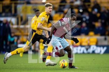 2023-01-14 - West Ham United forward Michail Antonio during the English championship Premier League football match between Wolverhampton Wanderers and West Ham United on January 14, 2023 at Molineux stadium in Wolverhampton, England - FOOTBALL - ENGLISH CHAMP - WOLVERHAMPTON V WEST HAM - ENGLISH PREMIER LEAGUE - SOCCER