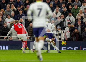 2023-01-16 - Goal 0-2 Martin Odegaard (8) of Arsenal scores a goal during during the Premier League match between Tottenham Hotspur and Arsenal at Tottenham Hotspur Stadium, London, United Kingdom on 15 January 2023. Photo Nigel Keene/ProSportsImages / DPPI - FOOTBALL - ENGLISH CHAMP - TOTTENHAM V ARSENAL - ENGLISH PREMIER LEAGUE - SOCCER