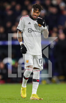 2023-01-19 - Manchester United midfielder Fred during the English championship Premier League football match between Crystal Palace and Manchester United on January 18, 2023 at Selhurst Park in London, England - FOOTBALL - ENGLISH CHAMP - CRYSTAL PALACE V MANCHESTER UNITED - ENGLISH PREMIER LEAGUE - SOCCER
