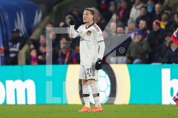 2023-01-19 - Manchester United forward Antony during the English championship Premier League football match between Crystal Palace and Manchester United on January 18, 2023 at Selhurst Park in London, England - FOOTBALL - ENGLISH CHAMP - CRYSTAL PALACE V MANCHESTER UNITED - ENGLISH PREMIER LEAGUE - SOCCER