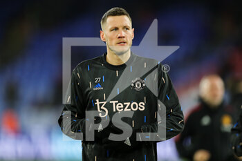 2023-01-19 - Manchester United forward Wout Weghorst warms up during the English championship Premier League football match between Crystal Palace and Manchester United on January 18, 2023 at Selhurst Park in London, England - FOOTBALL - ENGLISH CHAMP - CRYSTAL PALACE V MANCHESTER UNITED - ENGLISH PREMIER LEAGUE - SOCCER