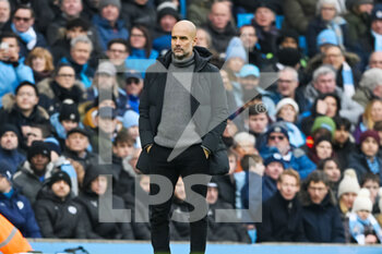 2023-01-22 - Manchester City manager Pep Guardiola during the English championship Premier League football match between Manchester City and Wolverhampton Wanderers on January 22, 2023 at the Etihad Stadium in Manchester, England - FOOTBALL - ENGLISH CHAMP - MANCHESTER CITY V WOLVERHAMPTON - ENGLISH PREMIER LEAGUE - SOCCER