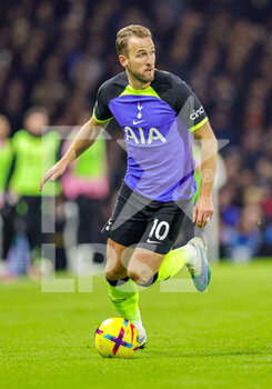 24/01/2023 - Harry Kane (10) of Tottenham Hotspur during the English championship Premier League football match between Fulham and Tottenham Hotspur on January 23, 2023 at Craven Cottage in London, England - FOOTBALL - ENGLISH CHAMP - FULHAM V TOTTENHAM - ENGLISH PREMIER LEAGUE - CALCIO
