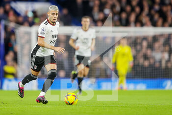 2023-02-03 - Fulham midfielder Andreas Pereira during the English championship Premier League football match between Chelsea and Fulham on February 3, 2023 at Stamford Bridge in London, England - FOOTBALL - ENGLISH CHAMP - CHELSEA V FULHAM - ENGLISH PREMIER LEAGUE - SOCCER
