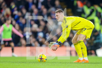 2023-02-03 - Fulham goalkeeper Bernd Leno during the English championship Premier League football match between Chelsea and Fulham on February 3, 2023 at Stamford Bridge in London, England - FOOTBALL - ENGLISH CHAMP - CHELSEA V FULHAM - ENGLISH PREMIER LEAGUE - SOCCER