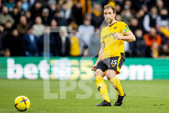 2023-02-04 - Wolverhampton Wanderers defender Craig Dawson during the English championship Premier League football match between Wolverhampton Wanderers and Liverpool on February 4, 2023 at Molineux stadium in Wolverhampton, England - FOOTBALL - ENGLISH CHAMP - WOLVERHAMPTON V LIVERPOOL - ENGLISH PREMIER LEAGUE - SOCCER