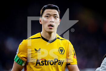 2023-02-04 - Wolverhampton Wanderers forward Hwang Hee-Chan during the English championship Premier League football match between Wolverhampton Wanderers and Liverpool on February 4, 2023 at Molineux stadium in Wolverhampton, England - FOOTBALL - ENGLISH CHAMP - WOLVERHAMPTON V LIVERPOOL - ENGLISH PREMIER LEAGUE - SOCCER