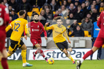 2023-02-04 - Wolverhampton Wanderers defender Rayan Ait-Nouri (3) during the English championship Premier League football match between Wolverhampton Wanderers and Liverpool on February 4, 2023 at Molineux stadium in Wolverhampton, England - FOOTBALL - ENGLISH CHAMP - WOLVERHAMPTON V LIVERPOOL - ENGLISH PREMIER LEAGUE - SOCCER