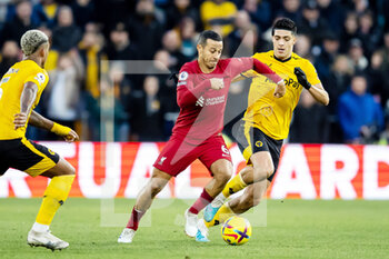 2023-02-04 - Liverpool midfielder Thiago Alcantara during the English championship Premier League football match between Wolverhampton Wanderers and Liverpool on February 4, 2023 at Molineux stadium in Wolverhampton, England - FOOTBALL - ENGLISH CHAMP - WOLVERHAMPTON V LIVERPOOL - ENGLISH PREMIER LEAGUE - SOCCER