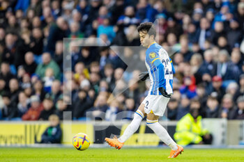 2023-02-04 - Brighton & Hove Albion midfielder Kaoru Mitoma during the English championship Premier League football match between Brighton and Hove Albion and Bournemouth on February 4, 2023 at the American Express Community Stadium in Brighton and Hove, England - FOOTBALL - ENGLISH CHAMP - BRIGHTON V BOURNEMOUTH - ENGLISH PREMIER LEAGUE - SOCCER