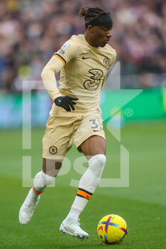 2023-02-11 - Chelsea midfielder Noni Madueke during the English championship Premier League football match between West Ham United and Chelsea on February 11, 2023 at the London Stadium in London, England - FOOTBALL - ENGLISH CHAMP - WEST HAM V CHELSEA - ENGLISH PREMIER LEAGUE - SOCCER