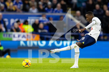 2023-02-11 - Tottenham Hotspur midfielder Pape Matar Sarr (29) during the English championship Premier League football match between Leicester City and Tottenham Hotspur on February 11, 2023 at the King Power Stadium in Leicester, England - FOOTBALL - ENGLISH CHAMP - LEICESTER V TOTTENHAM - ENGLISH PREMIER LEAGUE - SOCCER