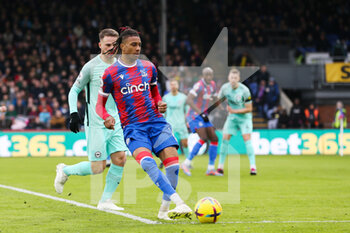 2023-02-12 - Crystal Palace Michael Olise during the English championship Premier League football match between Crystal Palace and Brighton and Hove Albion on February 11, 2023 at Selhurst Park in London, England - FOOTBALL - ENGLISH CHAMP - CRYSTAL PALACE V BRIGHTON - ENGLISH PREMIER LEAGUE - SOCCER