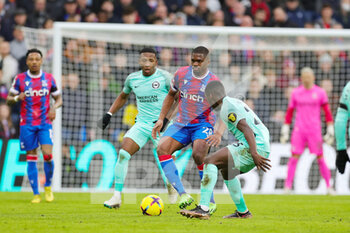 2023-02-12 - Crystal Palace Cheick Doucoure during the English championship Premier League football match between Crystal Palace and Brighton and Hove Albion on February 11, 2023 at Selhurst Park in London, England - FOOTBALL - ENGLISH CHAMP - CRYSTAL PALACE V BRIGHTON - ENGLISH PREMIER LEAGUE - SOCCER