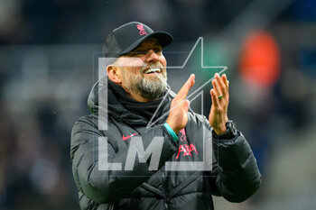2023-02-18 - Liverpool manager, Jurgen Klopp after the final whistle of the English championship Premier League football match between Newcastle United and Liverpool on February 18, 2023 at St James’ Park in Newcastle, England - FOOTBALL - ENGLISH CHAMP - NEWCASTLE V LIVERPOOL - ENGLISH PREMIER LEAGUE - SOCCER