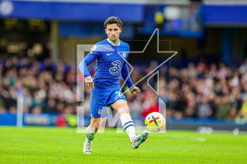 2023-02-19 - Ben Chilwell (21) of Chelsea during the English championship Premier League football match between Chelsea and Southampton on February 18, 2023 at Stamford Bridge in London, England - FOOTBALL - ENGLISH CHAMP - CHELSEA V SOUTHAMPTON - ENGLISH PREMIER LEAGUE - SOCCER