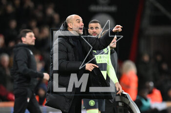 2023-02-25 - Manchester City manager Pep Guardiola during the English championship Premier League football match between Bournemouth and Manchester City on 25 February 2023 at the Vitality Stadium in Bournemouth, England - FOOTBALL - ENGLISH CHAMP - BOURNEMOUTH V MANCHESTER CITY - ENGLISH PREMIER LEAGUE - SOCCER