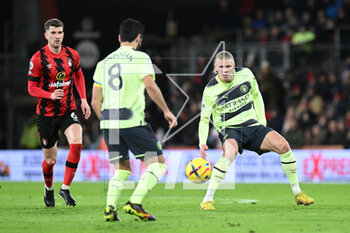 2023-02-25 - Erling Haaland (9) of Manchester City during the English championship Premier League football match between Bournemouth and Manchester City on 25 February 2023 at the Vitality Stadium in Bournemouth, England - FOOTBALL - ENGLISH CHAMP - BOURNEMOUTH V MANCHESTER CITY - ENGLISH PREMIER LEAGUE - SOCCER