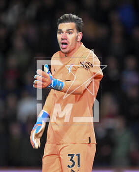 2023-02-25 - Ederson Moraes (31) of Manchester City during the English championship Premier League football match between Bournemouth and Manchester City on 25 February 2023 at the Vitality Stadium in Bournemouth, England - FOOTBALL - ENGLISH CHAMP - BOURNEMOUTH V MANCHESTER CITY - ENGLISH PREMIER LEAGUE - SOCCER