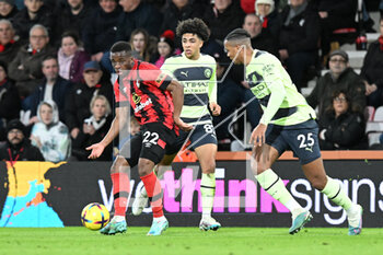 2023-02-25 - Hamed Junior Traore (22) of AFC Bournemouth during the English championship Premier League football match between Bournemouth and Manchester City on 25 February 2023 at the Vitality Stadium in Bournemouth, England - FOOTBALL - ENGLISH CHAMP - BOURNEMOUTH V MANCHESTER CITY - ENGLISH PREMIER LEAGUE - SOCCER
