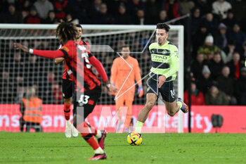 2023-02-25 - Jack Grealish (10) of Manchester City during the English championship Premier League football match between Bournemouth and Manchester City on 25 February 2023 at the Vitality Stadium in Bournemouth, England - FOOTBALL - ENGLISH CHAMP - BOURNEMOUTH V MANCHESTER CITY - ENGLISH PREMIER LEAGUE - SOCCER