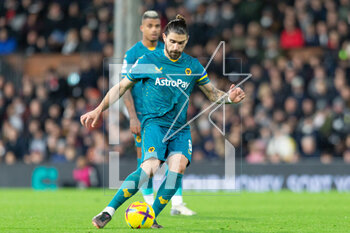2023-02-24 - Wolverhampton Wanderers midfielder Ruben Neves (8) during the English championship Premier League football match between Fulham and Wolverhampton Wanderers on 24 February 2023 at Craven Cottage in London, England - FOOTBALL - ENGLISH CHAMP - FULHAM V WOLVERHAMPTON - ENGLISH PREMIER LEAGUE - SOCCER