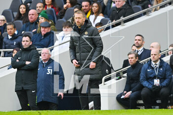 2023-02-26 - Chelsea manager Graham Potter during the English championship Premier League football match between Tottenham Hotspur and Chelsea on 26 February 2023 at Tottenham Hotspur Stadium in London, England - FOOTBALL - ENGLISH CHAMP - TOTTENHAM V CHELSEA - ENGLISH PREMIER LEAGUE - SOCCER