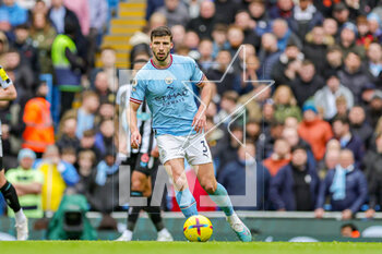 2023-03-05 - Ruben Dias (3) of Manchester City during the English championship Premier League football match between Manchester City and Newcastle United on 4 March 2023 at the Etihad Stadium in Manchester, England - FOOTBALL - ENGLISH CHAMP - MANCHESTER CITY V NEWCASTLE - ENGLISH PREMIER LEAGUE - SOCCER