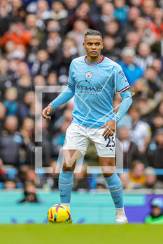 2023-03-05 - Manuel Akanji (25) of Manchester City during the English championship Premier League football match between Manchester City and Newcastle United on 4 March 2023 at the Etihad Stadium in Manchester, England - FOOTBALL - ENGLISH CHAMP - MANCHESTER CITY V NEWCASTLE - ENGLISH PREMIER LEAGUE - SOCCER