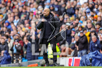 2023-03-05 - Pep Guardiola Manager of Manchester City during the English championship Premier League football match between Manchester City and Newcastle United on 4 March 2023 at the Etihad Stadium in Manchester, England - FOOTBALL - ENGLISH CHAMP - MANCHESTER CITY V NEWCASTLE - ENGLISH PREMIER LEAGUE - SOCCER