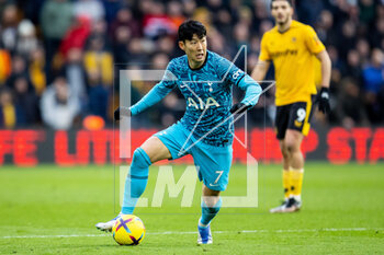 2023-03-04 - Tottenham Hotspur forward Son Heung-Min during the English championship Premier League football match between Wolverhampton Wanderers and Tottenham Hotspur on 4 March 2023 at Molineux stadium in Wolverhampton, England - FOOTBALL - ENGLISH CHAMP - WOLVERHAMPTON V TOTTENHAM - ENGLISH PREMIER LEAGUE - SOCCER