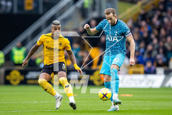 2023-03-04 - Tottenham Hotspur forward Harry Kane (10) and Mario Lemina of Wolverhampton Wanderers during the English championship Premier League football match between Wolverhampton Wanderers and Tottenham Hotspur on 4 March 2023 at Molineux stadium in Wolverhampton, England - FOOTBALL - ENGLISH CHAMP - WOLVERHAMPTON V TOTTENHAM - ENGLISH PREMIER LEAGUE - SOCCER