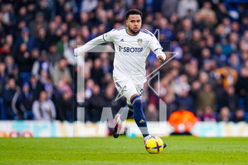 2023-03-04 - Leeds United midfielder Weston McKennie during the English championship Premier League football match between Chelsea and Leeds United on 4 March 2023 at Stamford Bridge in London, England - FOOTBALL - ENGLISH CHAMP - CHELSEA V LEEDS - ENGLISH PREMIER LEAGUE - SOCCER