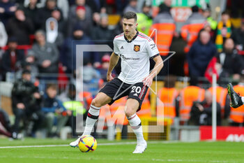 2023-03-06 - Manchester United defender Diogo Dalot during the English championship Premier League football match between Liverpool and Manchester United on 5 March 2023 at Anfield in Liverpool, England - FOOTBALL - ENGLISH CHAMP - LIVERPOOL V MANCHESTER UNITED - ENGLISH PREMIER LEAGUE - SOCCER