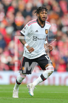 2023-03-06 - Manchester United midfielder Fred during the English championship Premier League football match between Liverpool and Manchester United on 5 March 2023 at Anfield in Liverpool, England - FOOTBALL - ENGLISH CHAMP - LIVERPOOL V MANCHESTER UNITED - ENGLISH PREMIER LEAGUE - SOCCER