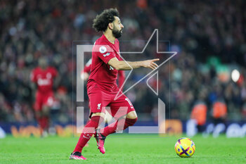 2023-03-06 - Liverpool forward Mohamed Salah during the English championship Premier League football match between Liverpool and Manchester United on 5 March 2023 at Anfield in Liverpool, England - FOOTBALL - ENGLISH CHAMP - LIVERPOOL V MANCHESTER UNITED - ENGLISH PREMIER LEAGUE - SOCCER